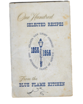 Vintage Atlanta Gas Light Cookbook 100 Selected Recipes Blue Flame Kitchens 1956 - £10.33 GBP