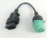 J1962-J1939 9 Pin to 16 Pin OBD2 OBD II Truck Diagnostic Scanner Cable A... - $23.37