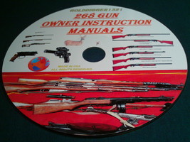 268 GUN OWNER INSTRUCTION MANUALS ON CD - $10.00