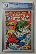 1975 Amazing Spider-Man 145 CGC 7.5,Bronze 25¢ Scorpion cover,Marvel Comics 6/75 - £93.64 GBP