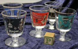 Libbey Glass Co - International Footed Cocktail Glasses - Set of 5 - €63,28 EUR