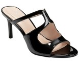 Bandolino Women Stiletto Heel Slide Sandal Mizelle3 Size US 9M Black Fau... - $32.67