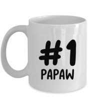 #1 Papaw Coffee Mug 11/15oz Ceramic Mother&#39;s Day Christmas Tea Cup Gift For Mom - £12.60 GBP+