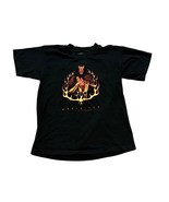 Vintage Bruce Lee Fire Graphic Martial Arts Giant Tag Black Men&#39;s Large - $1,839.10 MXN
