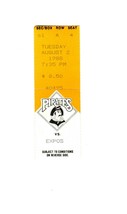 Aug 2 1988 Montreal Expos @ Pittsburgh Pirates Ticket Jose Lind Walkoff - £15.81 GBP