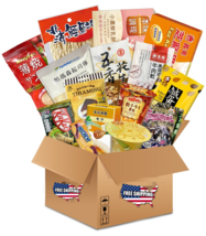 5 Piece of FULL SIZE Asian Variety Snack Box Japanese Korean Chinese, Asian Food - £28.42 GBP