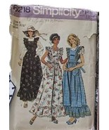 8/31 Vintage Sewing Pattern Simplicity 6218 Pinafore Dress 1970s - $5.96