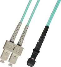 1M - 10 Gigabit (10Gb) OM3 Duplex Fiber Optic Cable (50/125) - SC to MTRJ - £9.02 GBP+