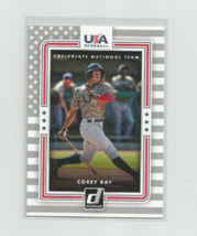 Corey Ray (Milwaukee Brewers) 2016 Panini Donruss Usa Baseball Collegiate Team - $6.79