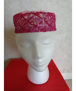 Vintage PINK LACE HAT( #0322) - $60.35 CAD