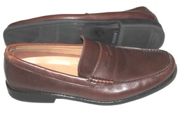 Giorgio Brutini TRI-COMFORT System Brown Penny Loafer Men&#39;s Shoes 13 M Euc - £17.90 GBP