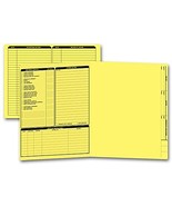 ABC Real Estate Listing Folder Left Panel, 11 3/4 x 9 5/8&quot;, Yellow - 50 ... - £35.36 GBP