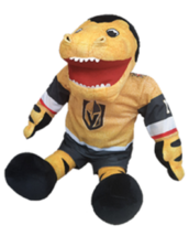 Las Vegas Golden Knights NHL Mascot Chance Gold Jersey Stuffed Animal Plush 16&quot; - £37.92 GBP
