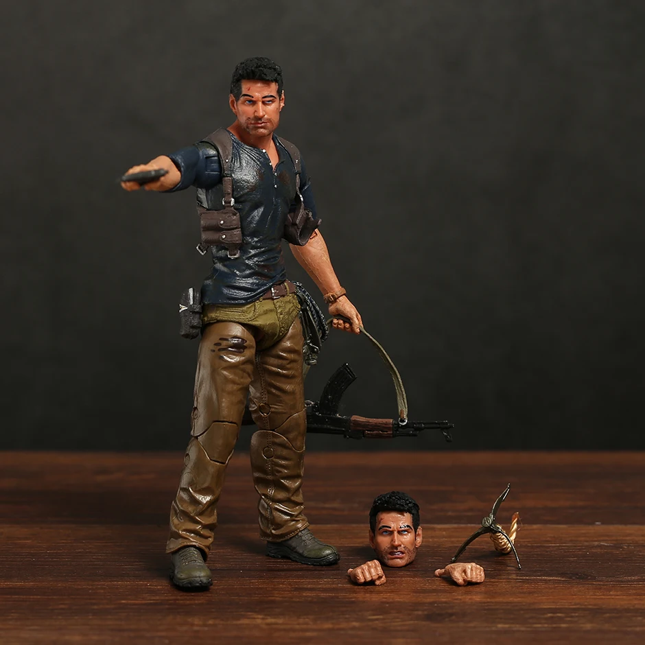 NECA Uncharted 4 A thief&#39;s end NATHAN DRAKE Figurine Collection Action Figure - £22.56 GBP+