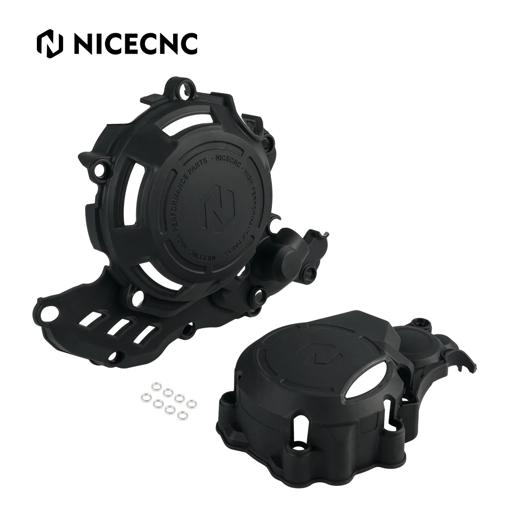 NiceCNC Motorcycle Ignition Clutch Cover Guard Protector   EXCF 250 350 2017-202 - £265.14 GBP