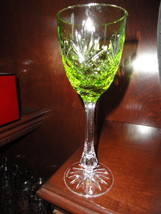 Faberge Odessa Lime Green Wine Glasses - £179.85 GBP