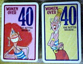 Playin Cards -(Women Over 40) - 2 Decks - £7.06 GBP