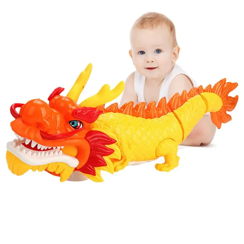 Electric Dragon Toy New Chinese Style Dancing Swinging Dragon Toy With Light And - £20.61 GBP