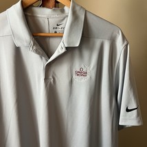 Nike Golf Polo Men&#39;s Shirt Sz XL Omega Trophy Gray Performance Tournament - £18.63 GBP