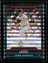 2004 Topps Bowman Chrome Refractor Baseball Card #55 Mike Mussina Yankees - £9.92 GBP