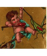 Victorian Trade Card Fleichner&#39;s Fancy Articles &amp; Stationary Philadelphi... - $366.59 MXN