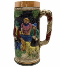 Vintage 3D Beer Stein 11” Tall Numbered 1/5269 Nagoya Japan Hand Painted Large - £18.87 GBP