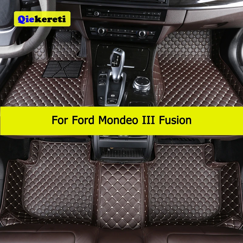 QIEKERETI Custom Car Floor Mats For Ford Mondeo MK3 Fusion 2000-2006 Auto - £63.40 GBP+