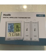 Hodik Digital Thermometer Wireless USB &amp; Battery Powered, Temperature Hu... - $193.49 MXN
