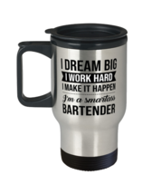 Travel Mug for Bartender  - 14 oz Insulated Coffee Tumbler For Office  - £15.65 GBP