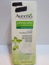 Aveeno Positively Radiant Targeted Cream Dark Spot Corrector SPF 15 Rare... - $30.00