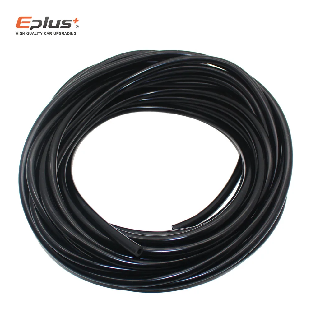 EPLUS  Vacuum  Hose Silicon g Universal M 4MM 6MM 8MM 10MM 12MM Black Auto parts - £42.84 GBP