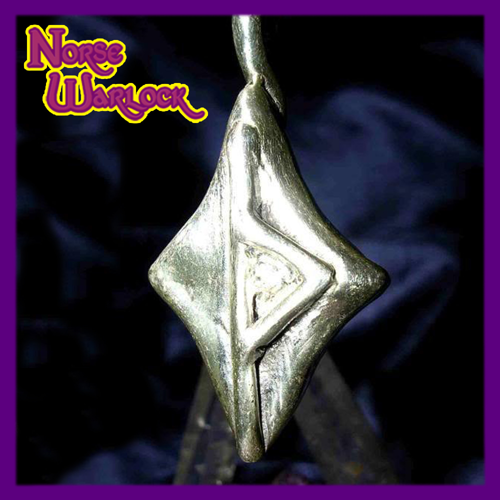 Magick Success Rune Silver Thurisaz Pendant! Metaphysical Viking Jewelry haunted - $299.99