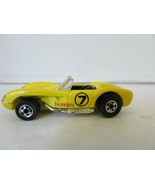 VTG DIECAST CAR HOT WHEELS #7 FERRARI YELLOW MALAYSIA CONVERTIBLE  H2 - $67.87 MXN