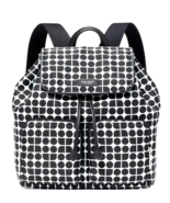 New Kate Spade Noel Medium Backpack Jacquard Fabric Black Multi with Dus... - $150.31