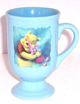 Disney Store Winnie Pooh Coffee Mug  Baby Blue Footed Cup Retired - £19.50 GBP