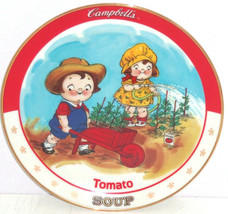Campbells Kids Tomato Soup Collector Plate Bradford Exchange Vintage - £39.19 GBP