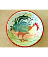 Certified International Le Rooster Susan Winget Coupe Soup Bowl Right Fa... - £15.92 GBP