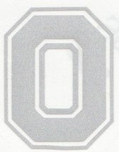 Ohio State Block O decal sticker sizes up to 12 inches Reflective, Chrom... - $3.46+