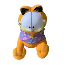 Garfield Plush Stuffed Animal Toy Premium Image Group 8 in Tall Seated Easter Eg - £12.65 GBP