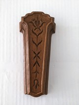 vtg Homco Wall Pocket~Faux Brown Wood Plastic Scissors Planter Holder Re... - $283.44 MXN