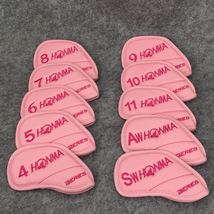 Golf Club Iron 4-11-AS Head Cover Honma Beres Classic Pink-Red 10pcs set - £21.84 GBP