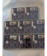 Lot Of 8 Iomega 100 MB Zip Drive Disks IBM Formatted Genuine Jewel Case NEW - $29.26