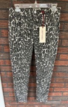 Driftwood Jackie Leopard Pants Size 28 Straight Leg Stretch Jeans Skinny... - £14.39 GBP