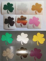 Notre Dame Shamrock decal sticker sizes up to 12 inches Reflective, Chrome etc - $3.46+