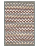 Ekelund Bla Towel - Zig Zag Pattern Organic Cotton Swedish Kitchen Towel - £14.38 GBP