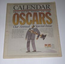 Bruce Springsteen Calendar Newspaper Supplement Vintage 1992 Oscar Speci... - $24.99