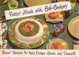 Better Meals With Gel-Cookery (1950s staplebound booklet) Knox Gelatine - $4.00