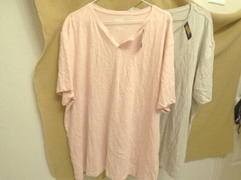 Women Cremieux Blouse Shirt Top Pink Tan Short Sleeve XXL - £11.40 GBP+