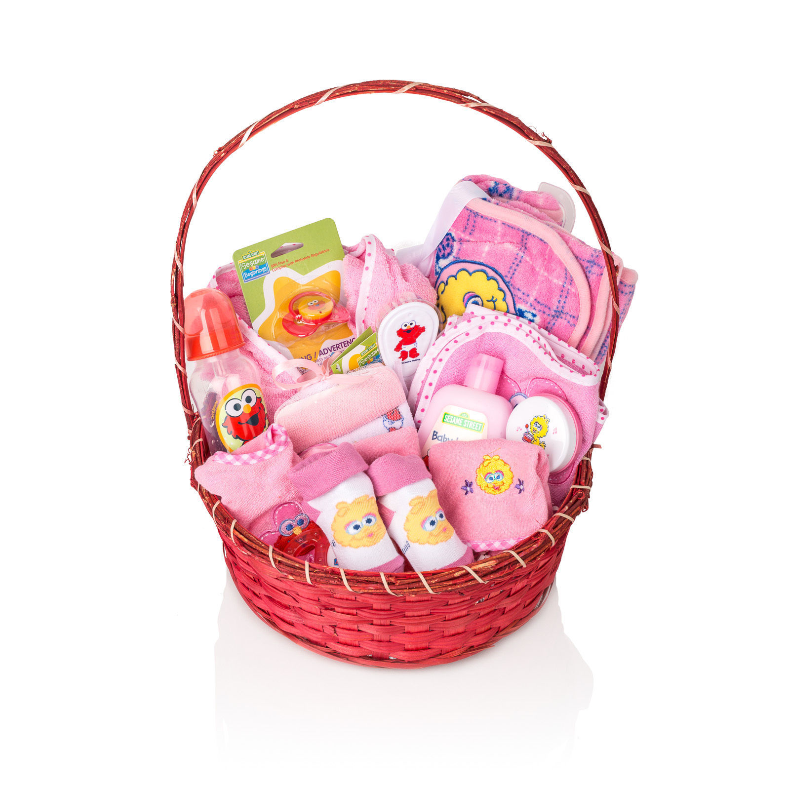 Sesame street newborn Gift Basket for girls - $74.78