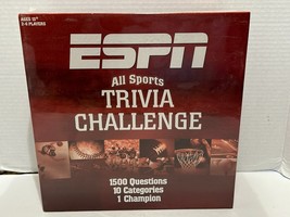 ESPN All Sports Trivia Challenge Game 1500 Questions SEALED NEW in Box 2005 - £5.92 GBP